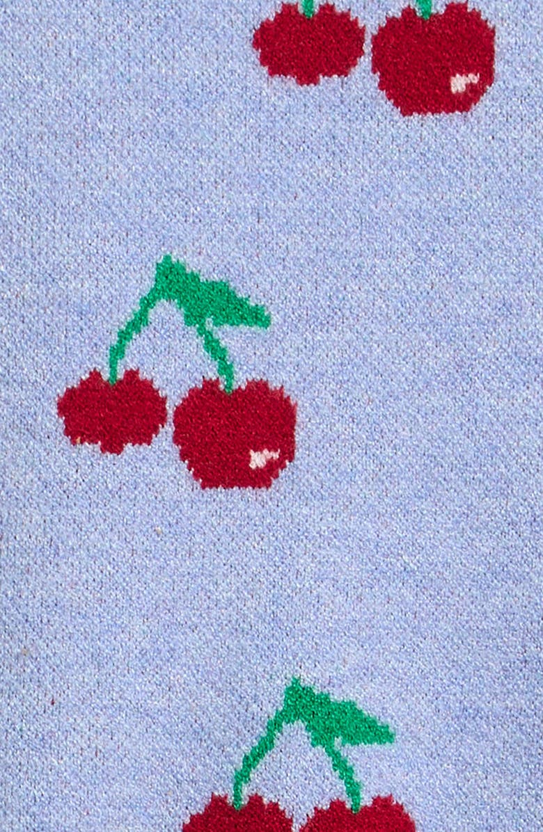 Freshman Kids' Cherries Tie Shoulder Knit Tank, Alternate, color,