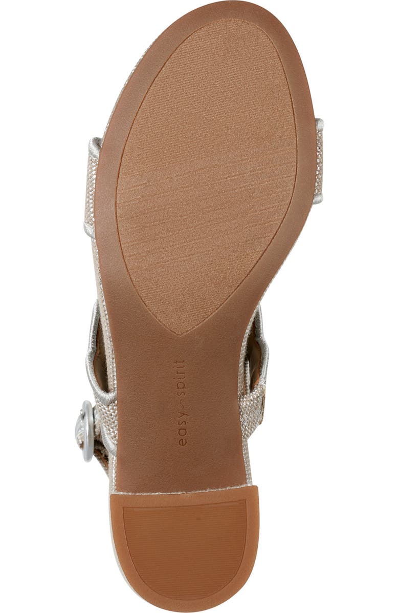 Easy Spirit Daana Slingback Sandal, Alternate, color, Metallic Silver