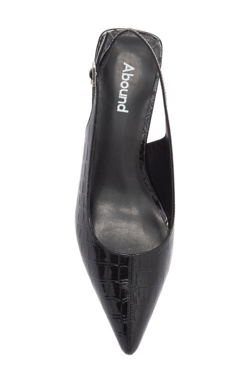 Abound Lidia Slingback Kitten Heel Pump In Black