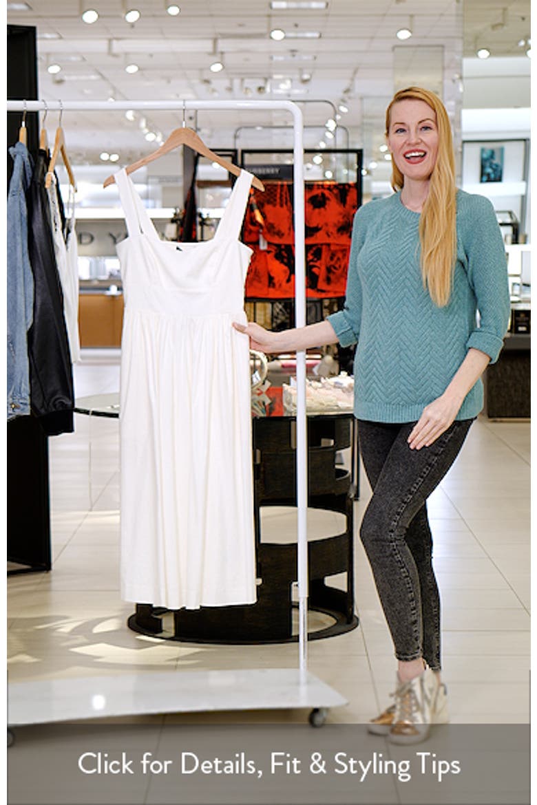 Linen Blend Midi Dress video