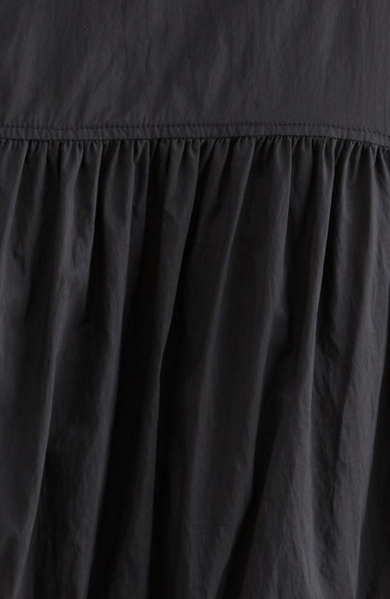 Zella Girl Kids' Ruched Crop Jacket, Alternate, color, Black