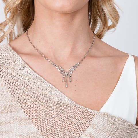 V Style Wave Necklace