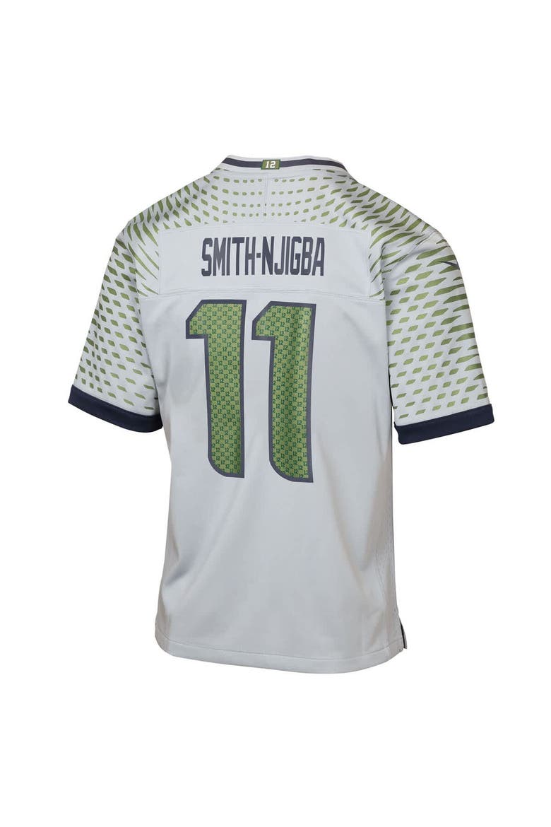 Youth Nike Jaxon Smith-Njigba Wolf Gray Seattle Seahawks 2025 Rivalries Collection Game Jersey, Alternate, color, Gray
