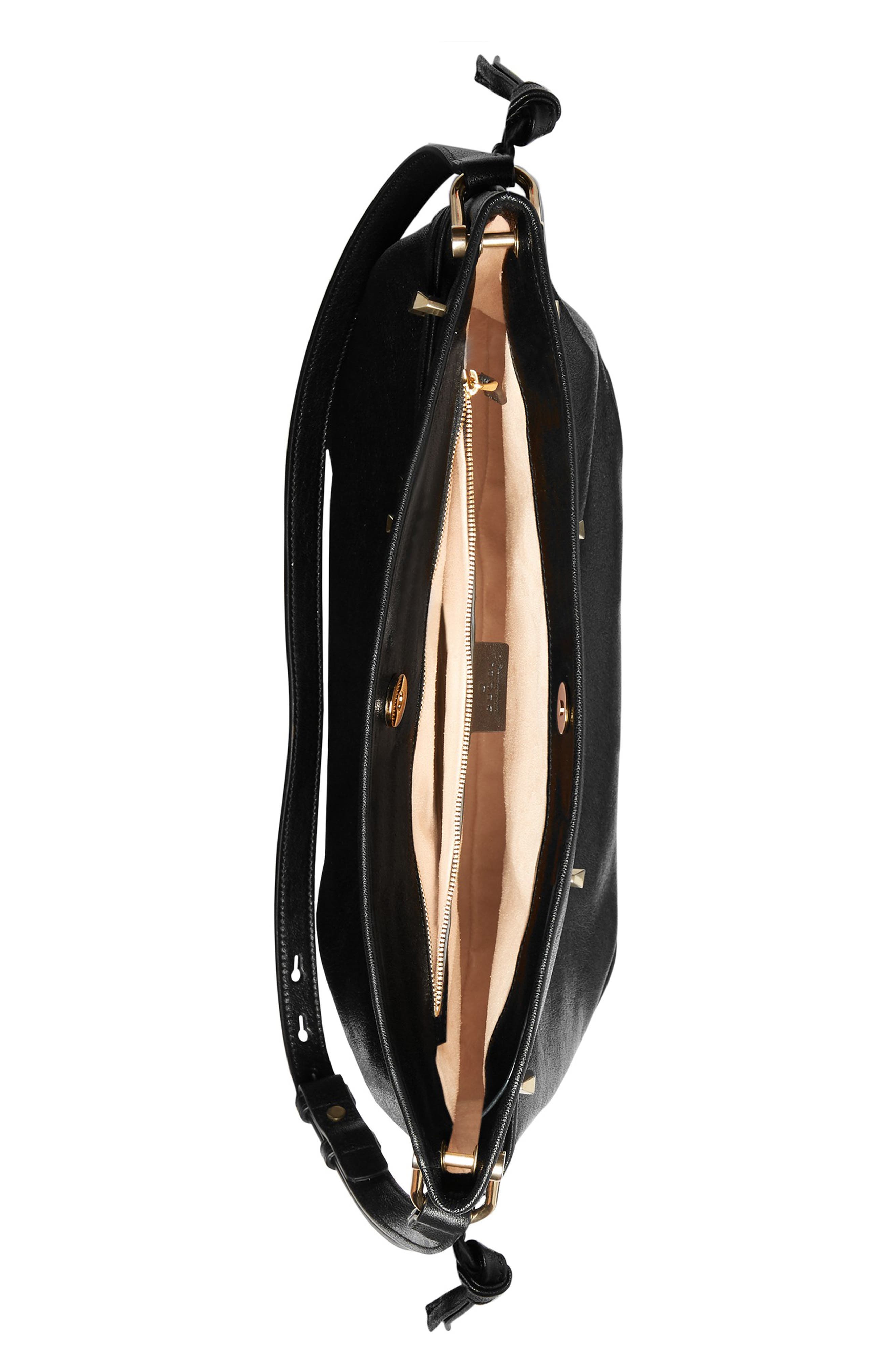 Gucci Large 1955 Horsebit Leather Messenger Bag, Alternate, color, 