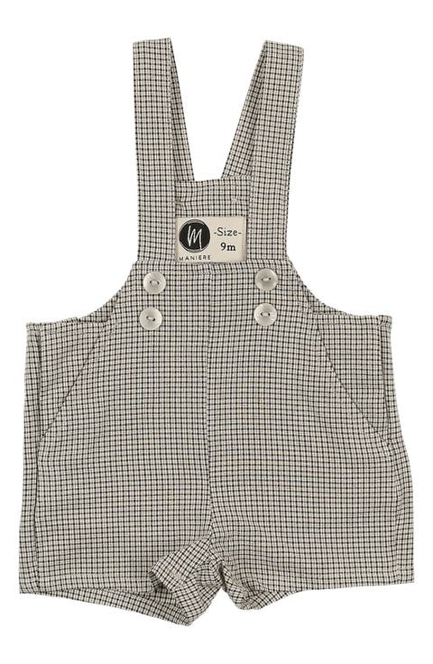 Kids' Check Shortalls (Baby & Toddler)