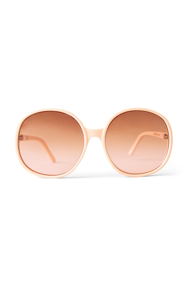 Sunshine Studios Bardot Sunglasses, Alternate, color, Ivory