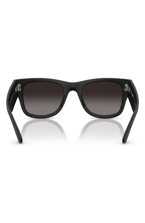 Ray Ban Ray-ban Mega Wayfarer Liteforce 50mm Polarized Square Sunglasses In Sand Black