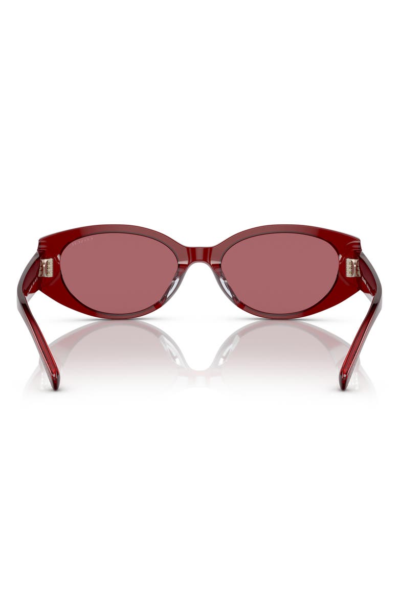 COACH 57mm Oval Sunglasses, Alternate, color,