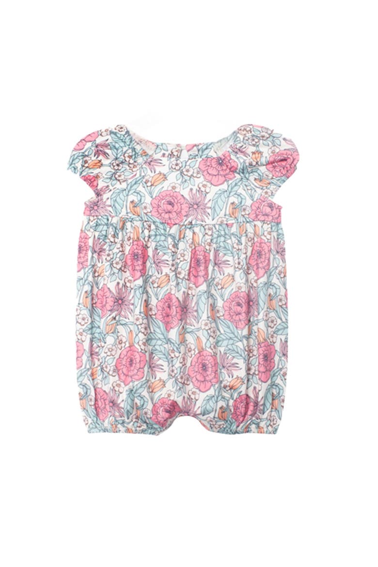 April Cap Sleeve Romper, Main, color, Pink