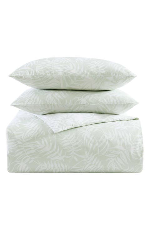 Art of Palms Cotton Duvet Cover Set