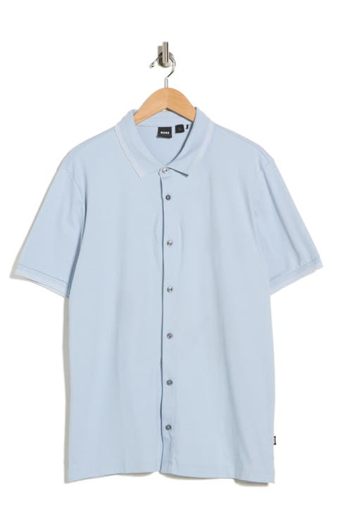 Puno Short Sleeve Button-Up Polo