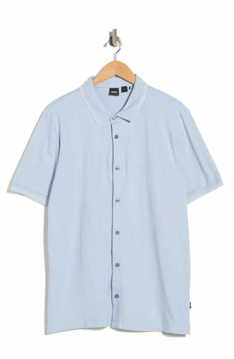 BOSS Puno Short Sleeve Button-Up Polo