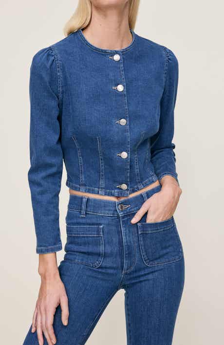 DL1961 Sculpted Denim Top