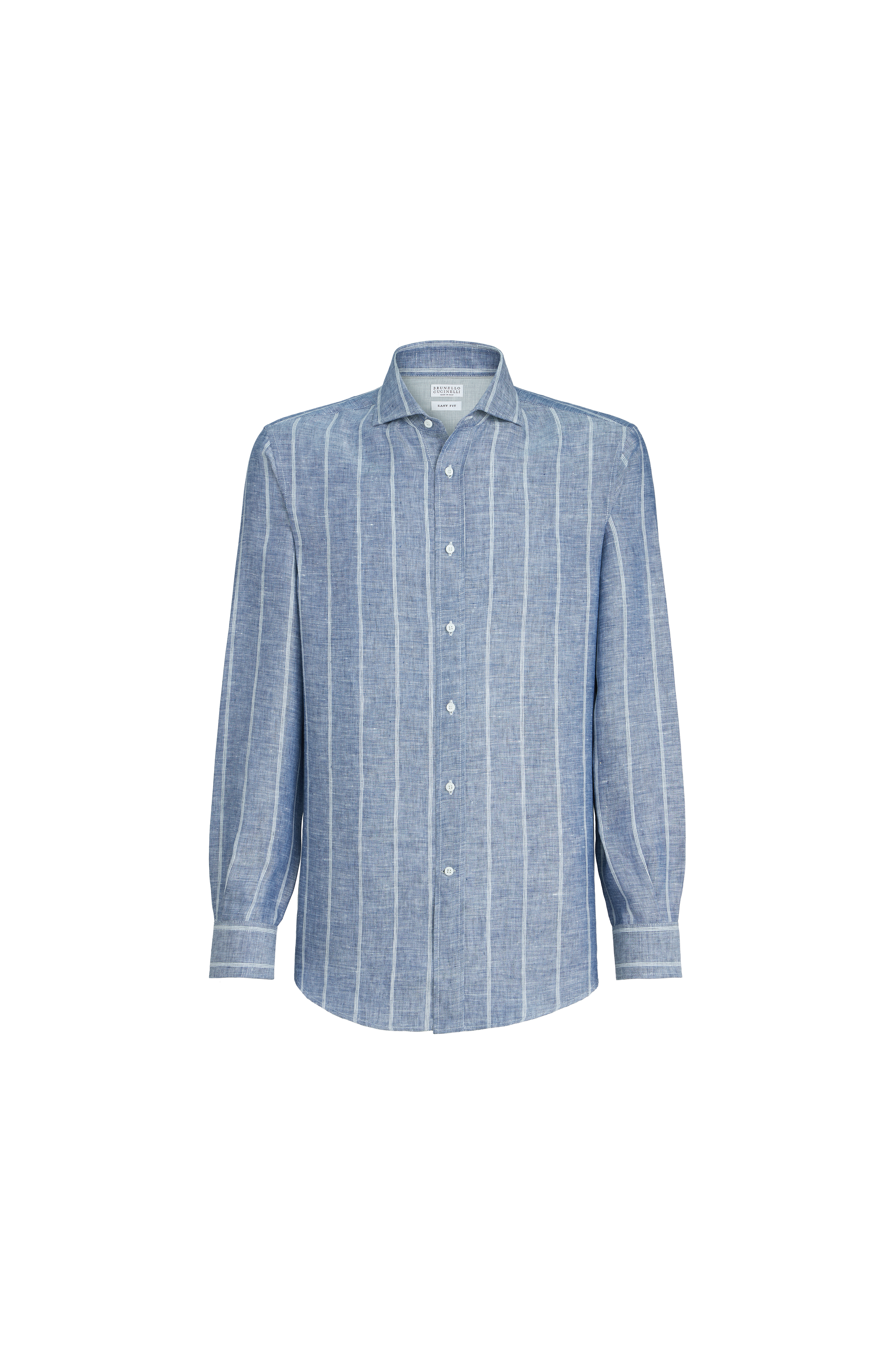 Striped twill shirt - image 2