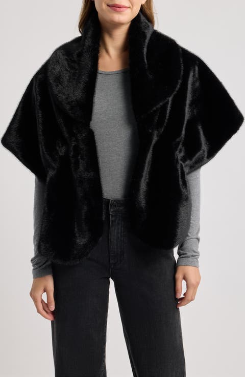 Faux Fur Shawl