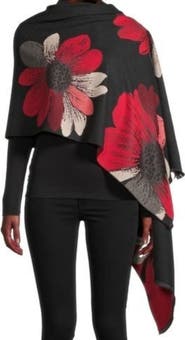 SAACHI Floral Print Reversible Scarf