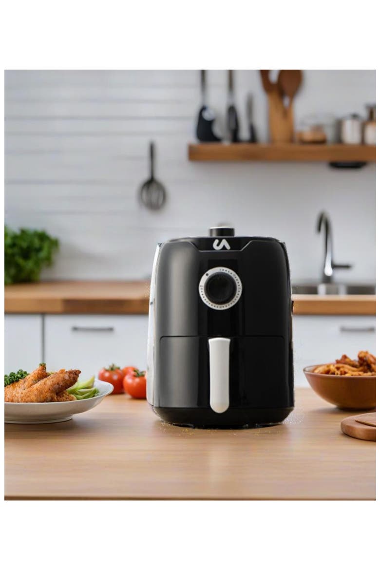 Mini Air Fryer - 2 Qt., Alternate, color, BLACK