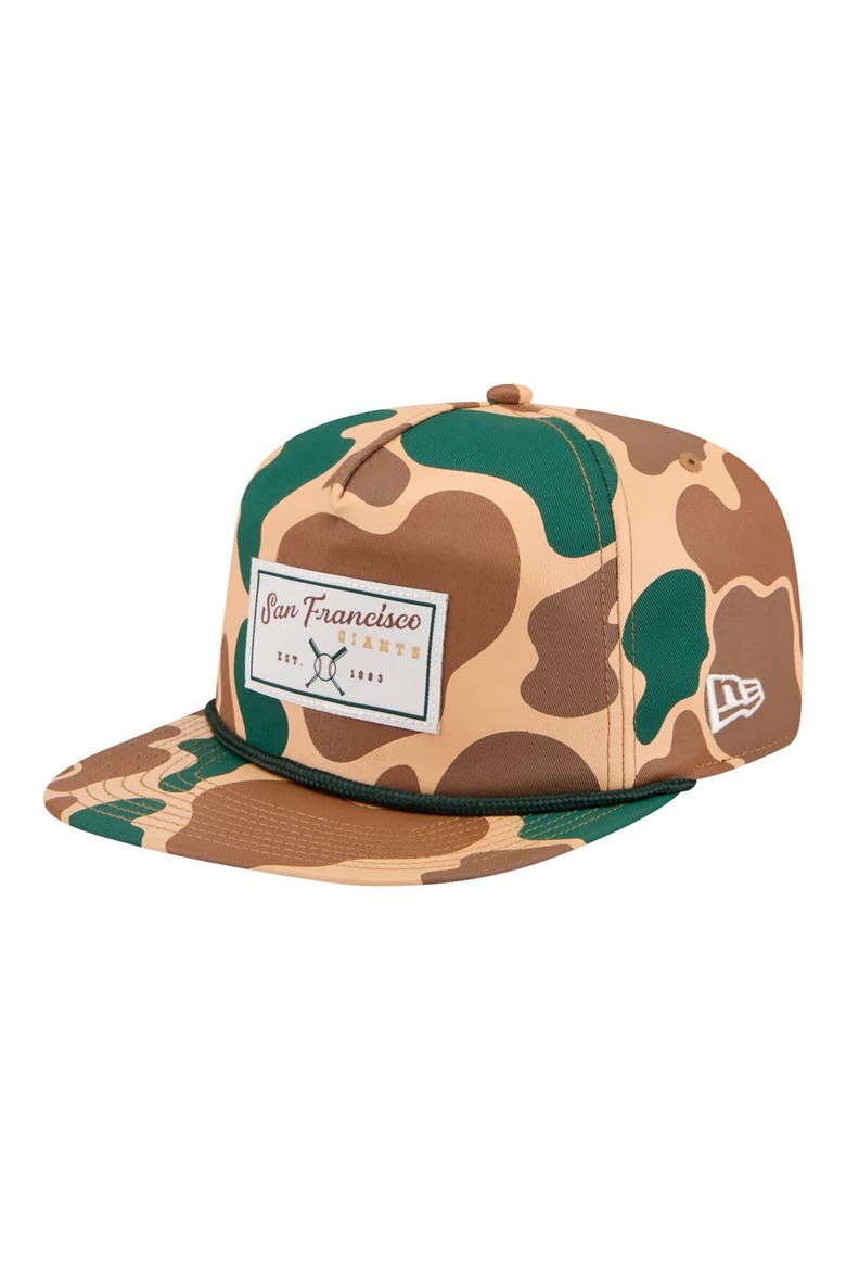 Men's New Era  Camo San Francisco Giants Duck 19TWENTY Adjustable Hat, Main, color, Camo