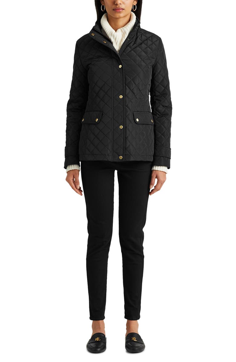 Lauren Ralph Lauren Diamond Quilted Jacket, Alternate, color, 