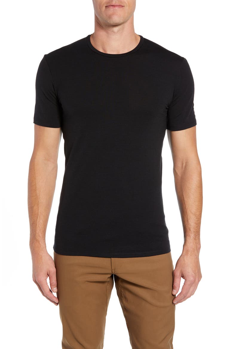 Anatomica Short Sleeve Crewneck T-Shirt, Main, color, BLACK/ MONSOON