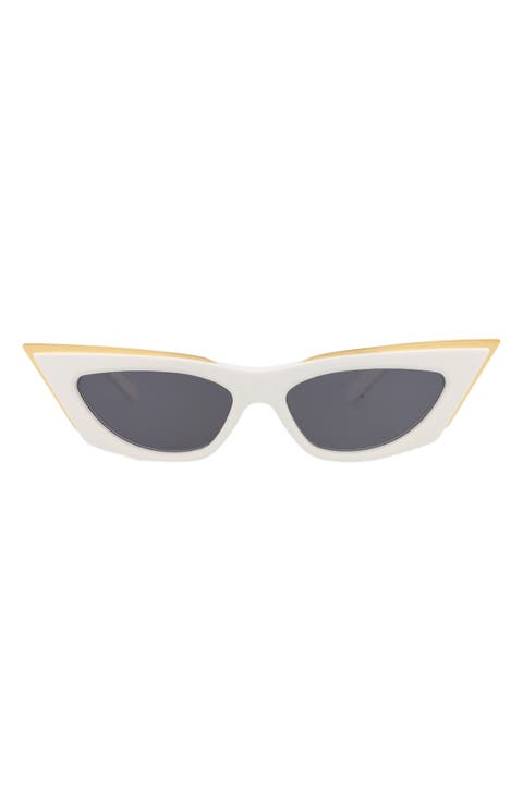 55mm Cat Eye Sunglasses
