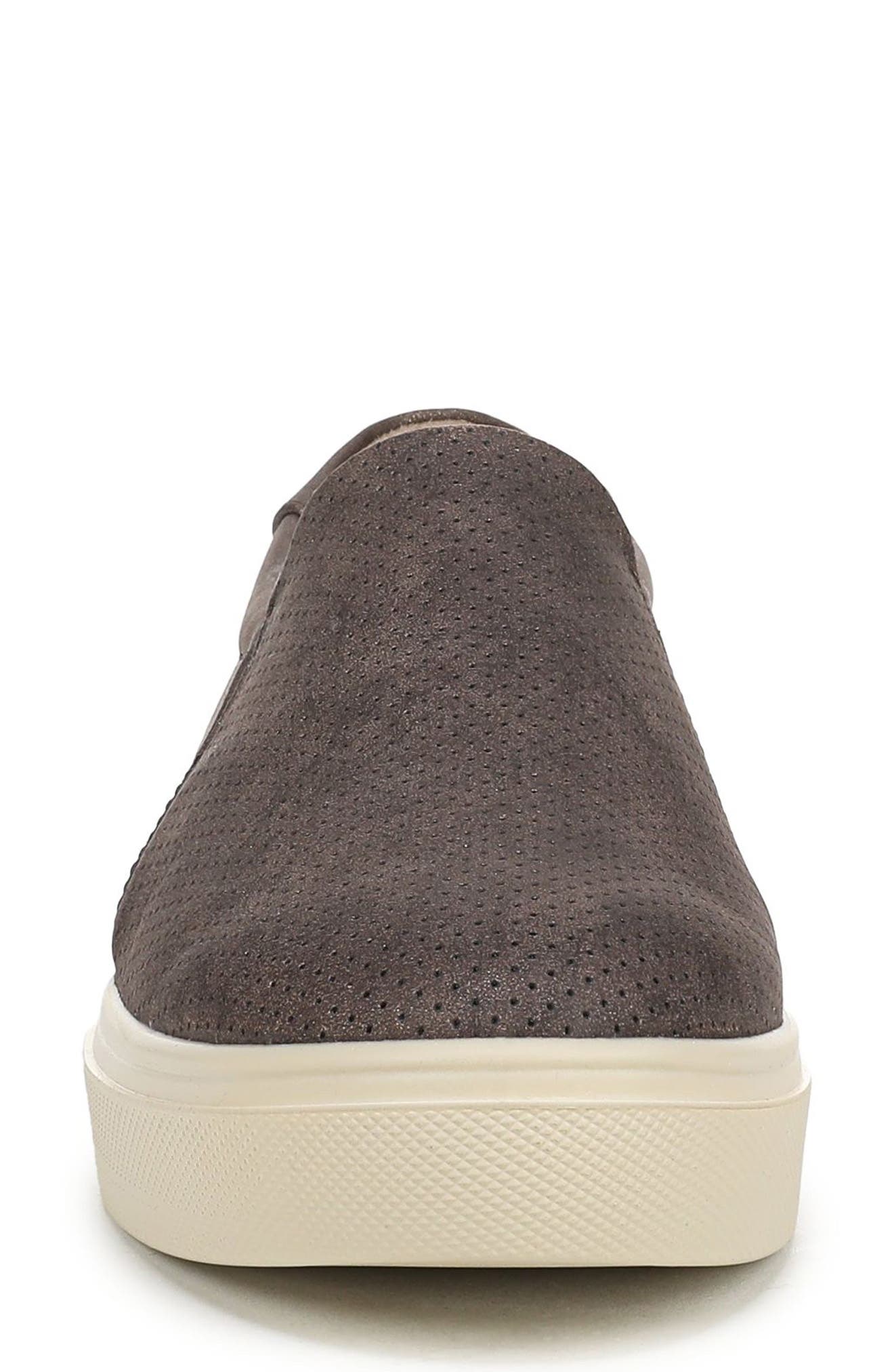 Madison Cloud Slip-On Sneaker, Alternate, color, DARK UMBER FAUX LEATHER