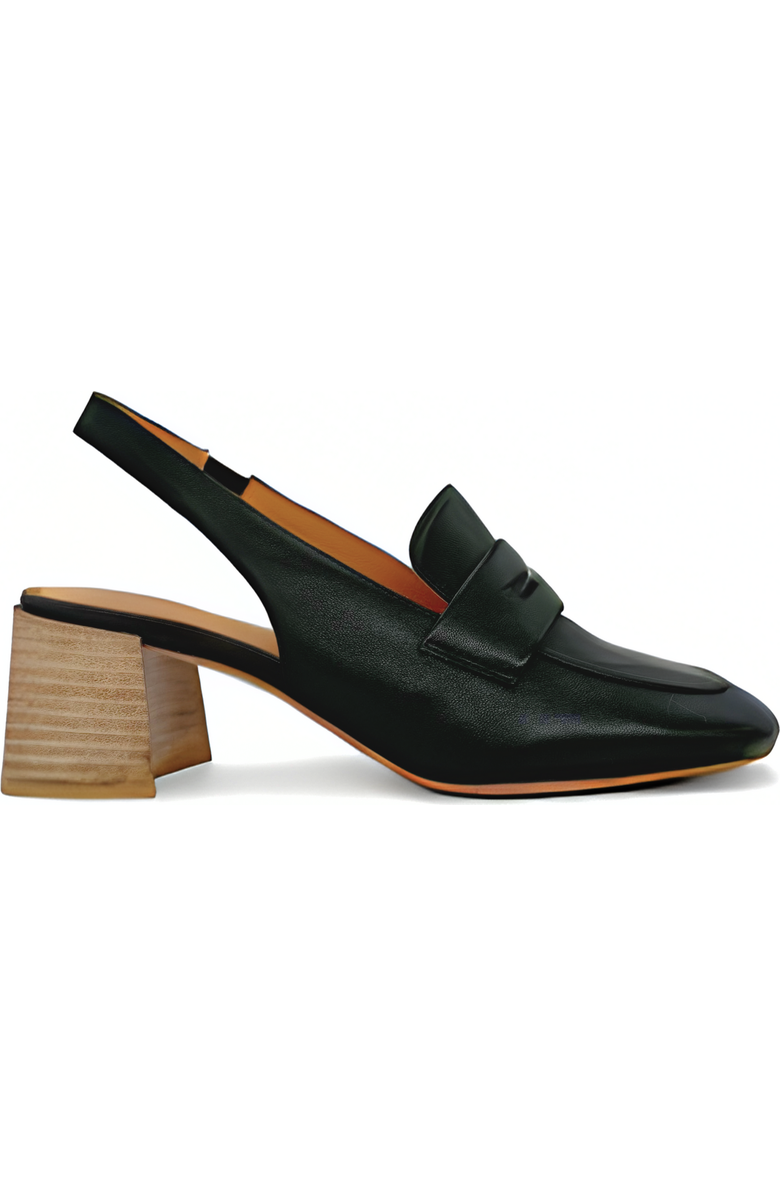 Amie Rafa Glasgow Leather Mules, Main, color, Black