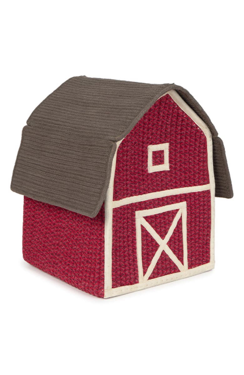 Lorena Canals Farmhouse Basket, Main, color, Burgundy