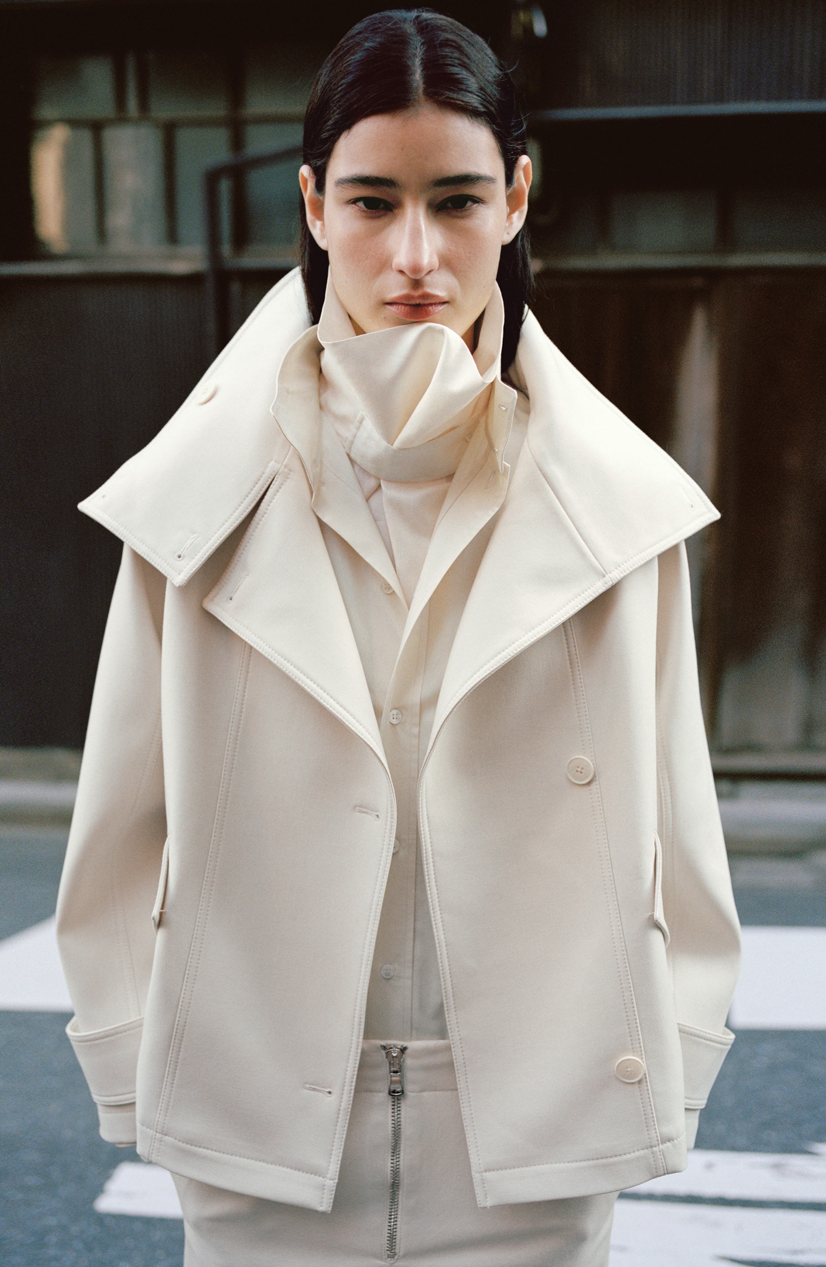 Женские MANGO Funnel Neck Parka — фото 5