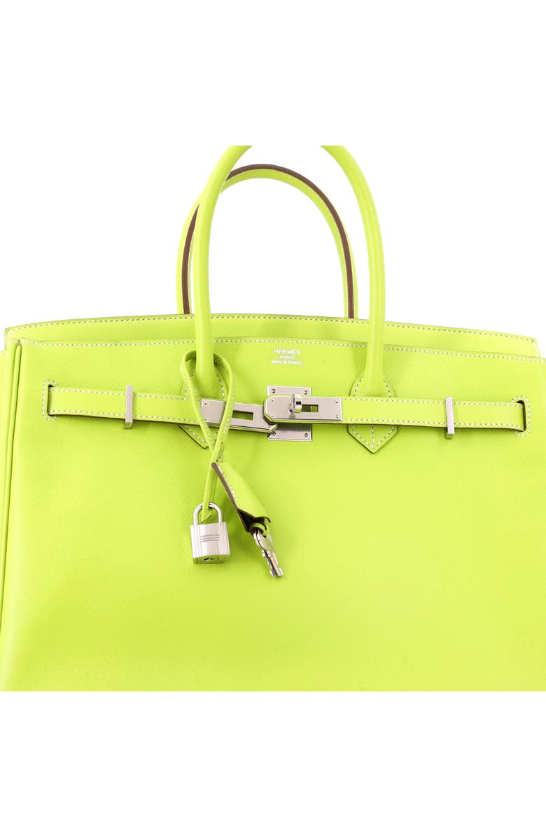 Pre-Owned Hermes Candy Birkin Bag Epsom 35, Alternate, color, Candy - Kiwi/Lichen