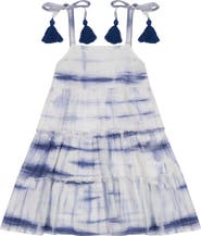 Mer St. Barth Bella Girls Shoulder Tie Sundress