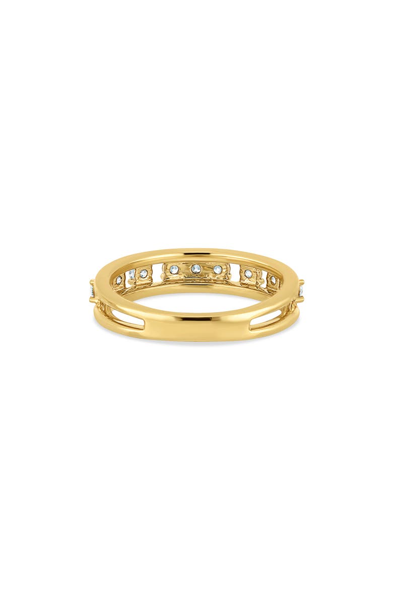 18k Gold Florentine Diamond Stackable Ring, Alternate, color, 18KY
