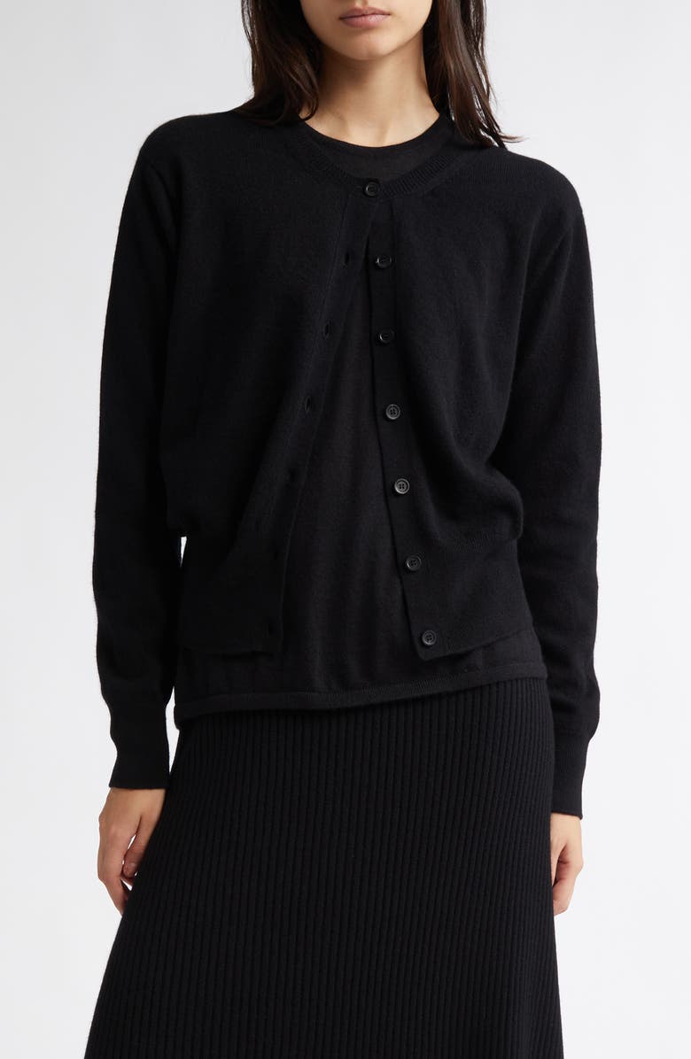 Johnstons of Elgin Cashmere Crewneck Cardigan, Main, color, 