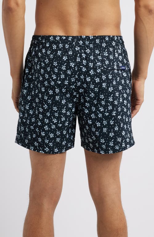 Chubbies The Daisy Dives 5.5-inch Floral Swim Trunks In Black - Pattern Base Plaids