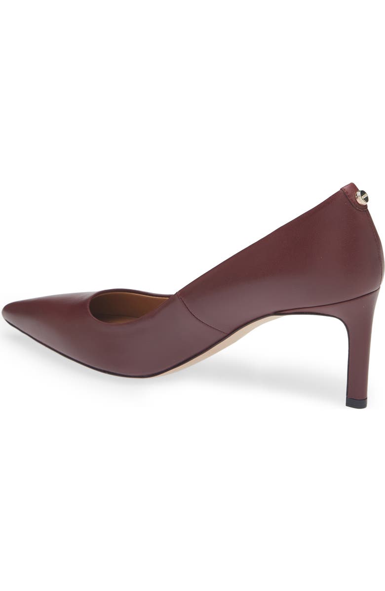 BOSS Janet Pointed Toe Pump, Alternate, color, Dark Red