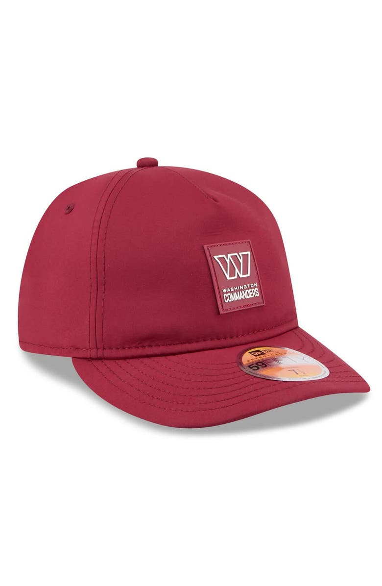 New Era Men's New Era Burgundy Washington Commanders 2025 Sideline Retro Crown 59FIFTY Fitted Hat, Alternate, color, Burgundy