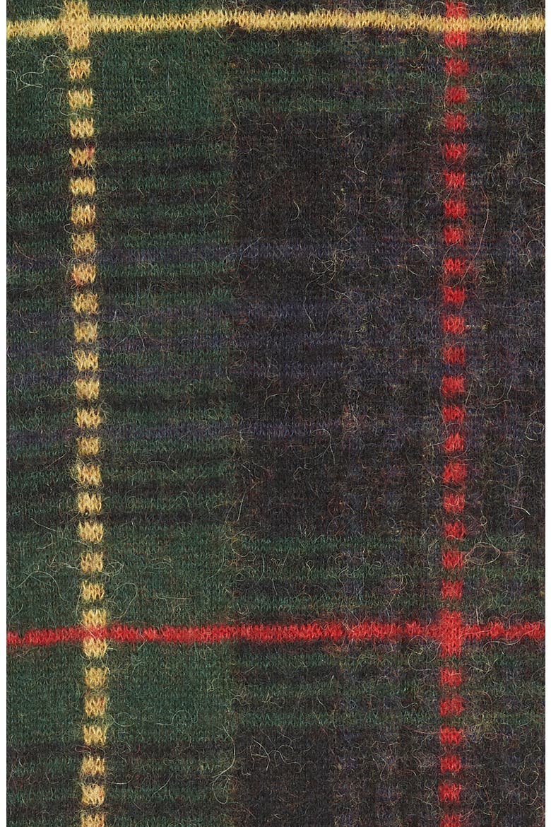 Tartan Wool Blend Cardigan, Alternate, color, MULTI