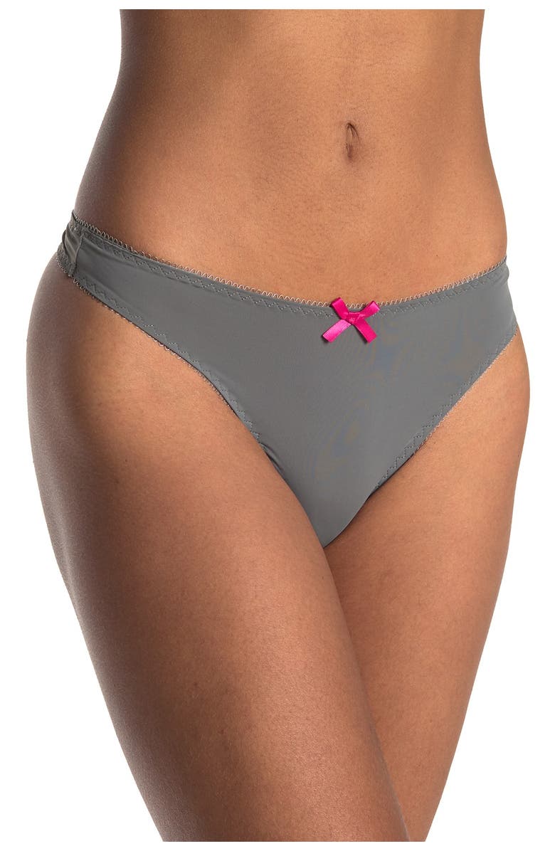 Psycho Bunny Printed Thong Panty, Main, color, 