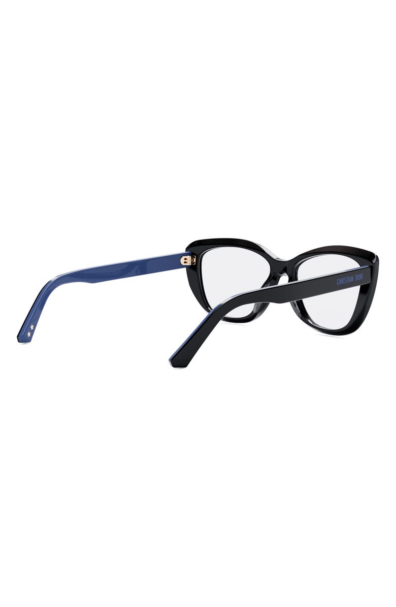 DIOR LaParisienneDiorO S2I 54mm Butterfly Reading Glasses, Alternate, color, 