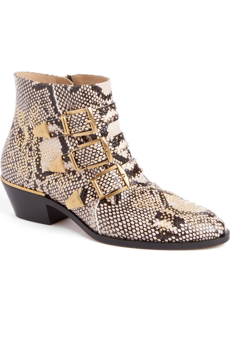 Chloé Susanna Studded Bootie, Main, color,