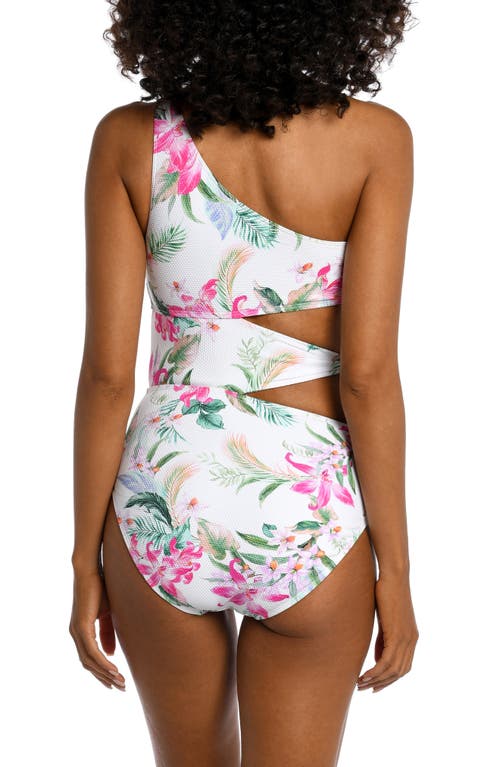 La Blanca Mystic One-shoulder One-piece Swimsuit In Multi