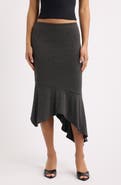 Feners Amuleto Asymmetric Midi Skirt