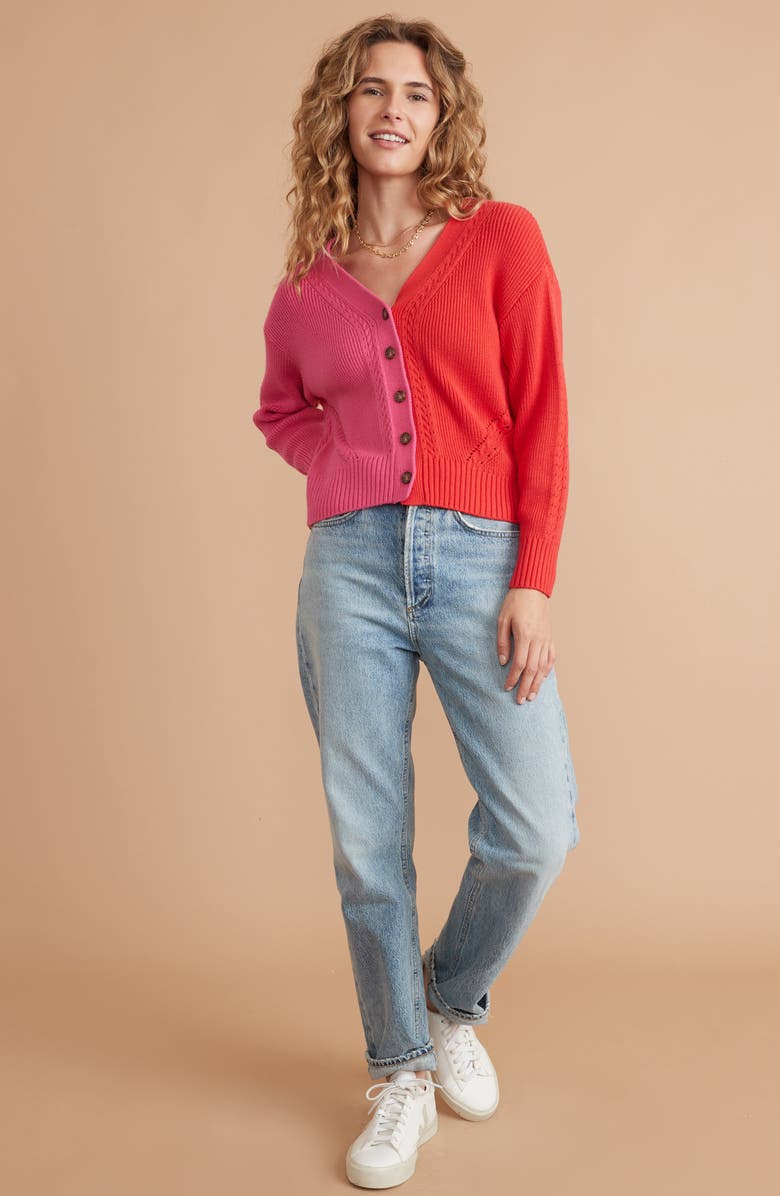 Marine Layer Robin Crop Cardigan, Alternate, color,