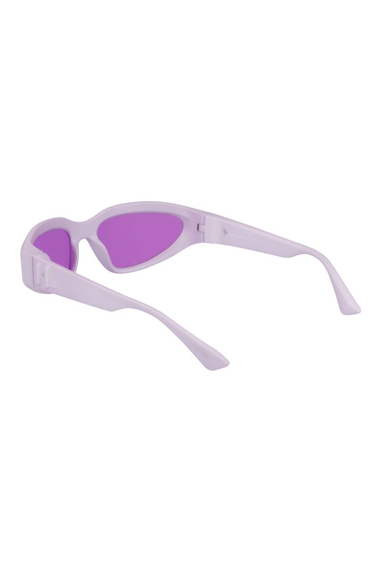 69mm Shield Sunglasses, Alternate, color, METALLIC LILAC