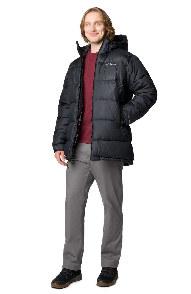Columbia Pike Lake<sup>™</sup> Water Repellent Parka, Alternate, color, Black