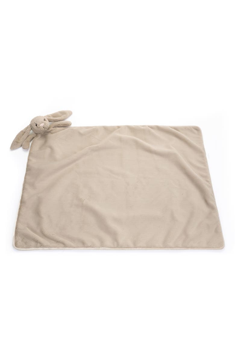 Jellycat Bashful Bunny Blankie, Main, color, Beige