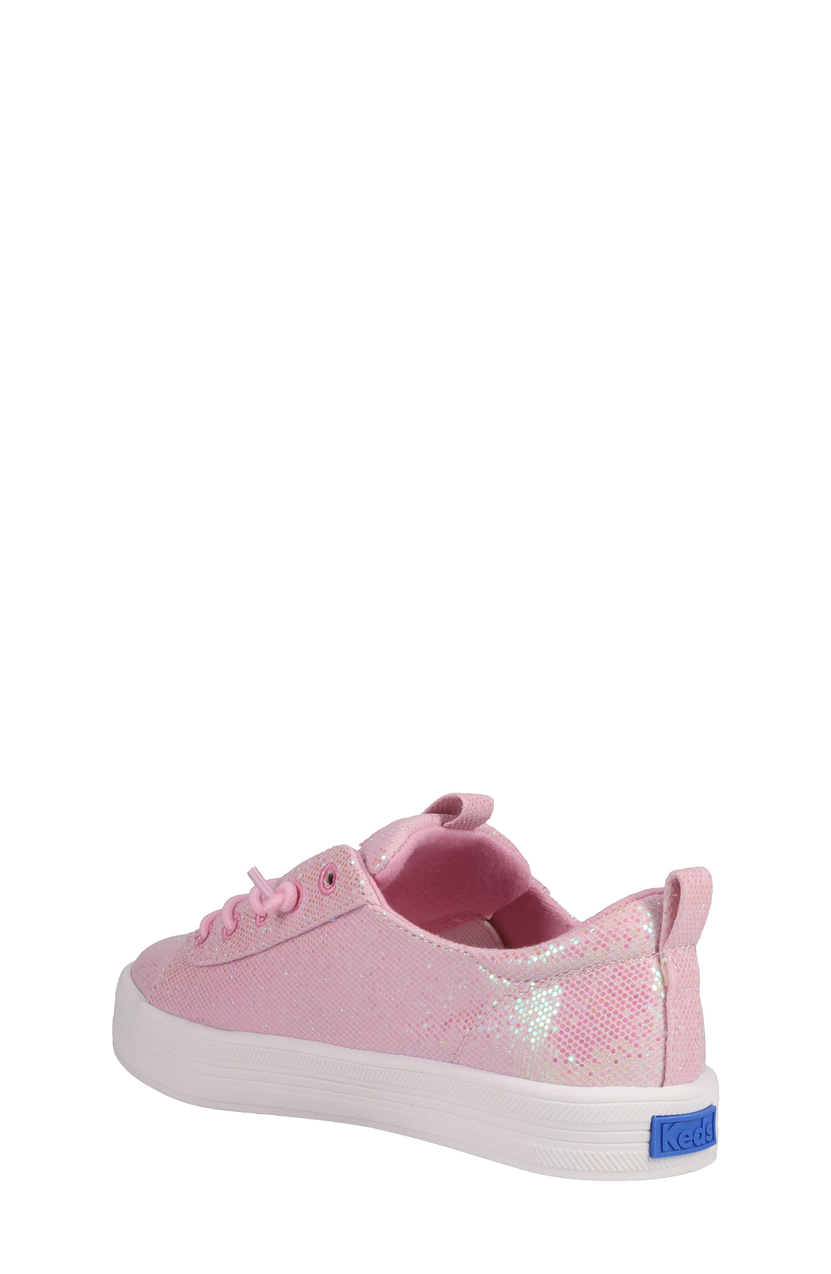Kids' Kara Slip On Sneaker, Alternate, color, PINK GLITTER