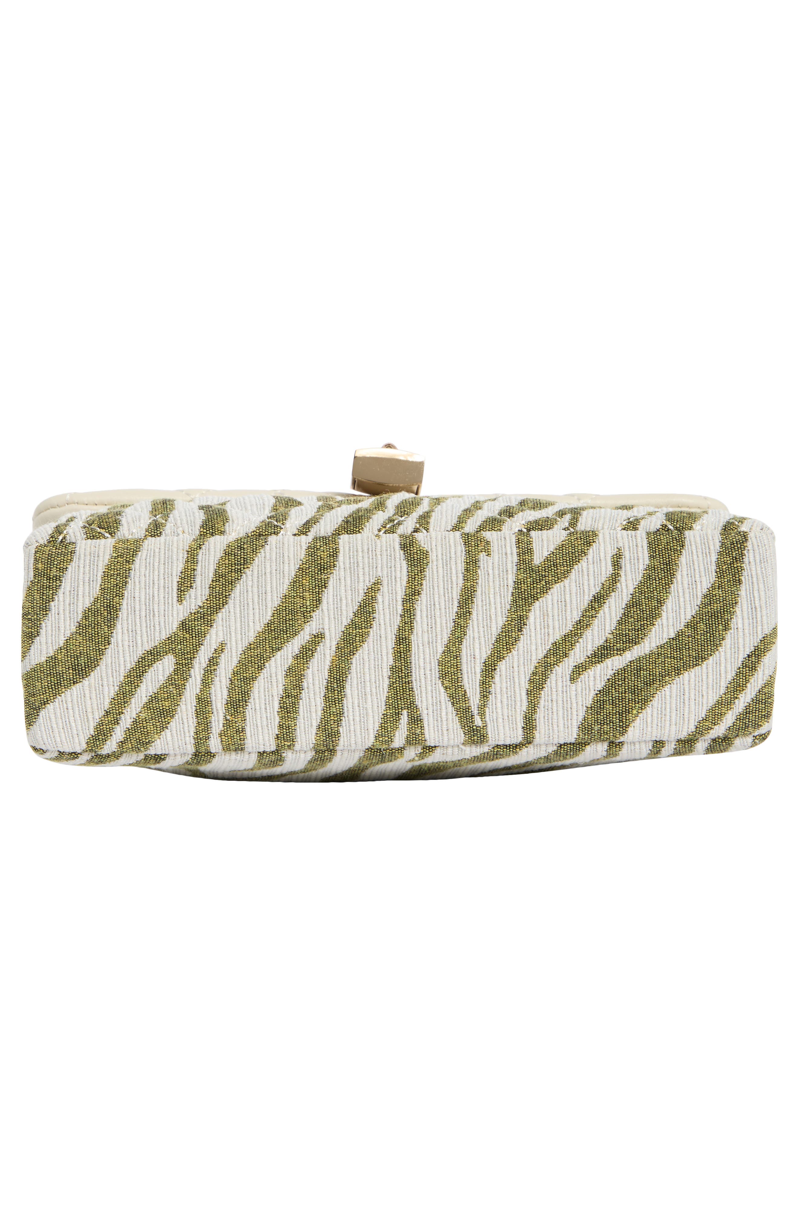 Kurt Geiger London Mini Brixton Mixed Media Crossbody Bag, Alternate, color, Open Green