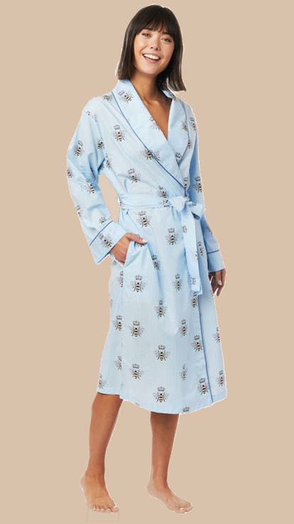 Flannel Shawl Collar Robe