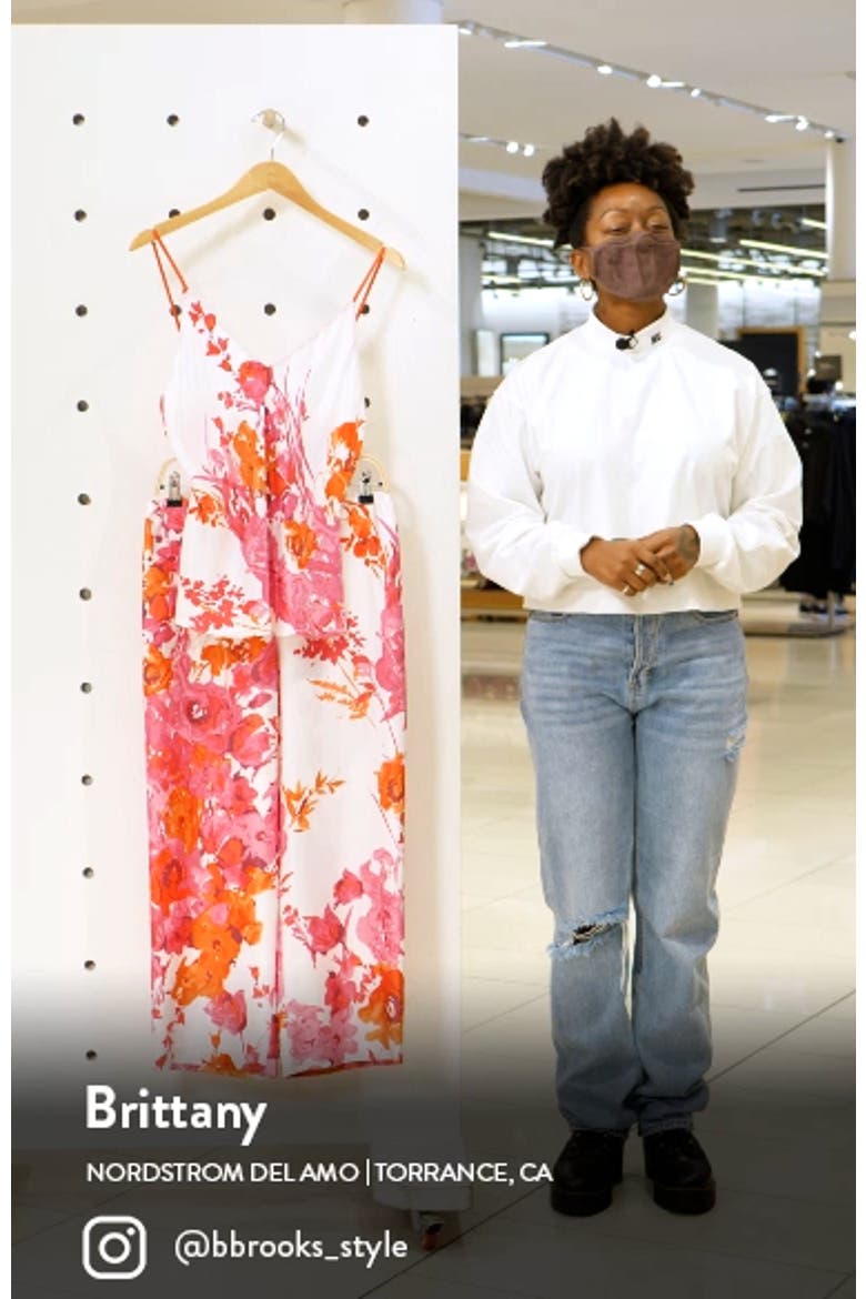 Bloom Floral Satin Camisole Pajamas video